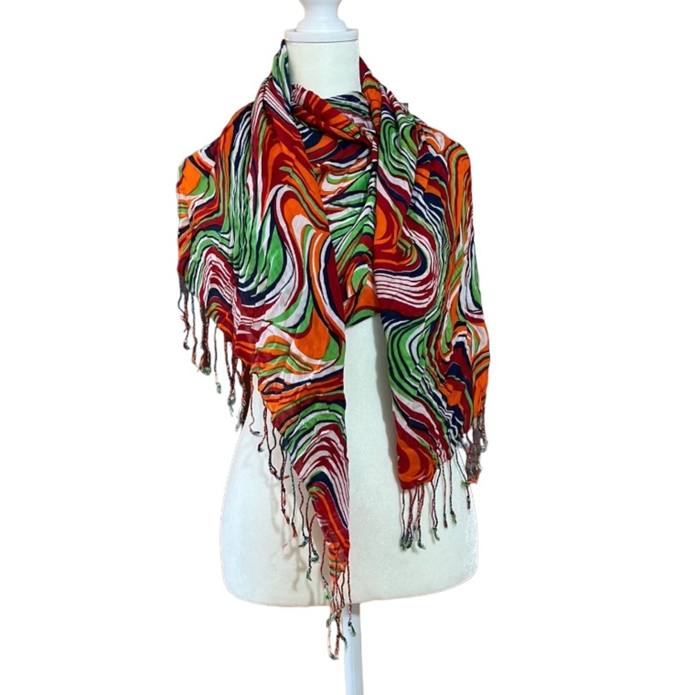 multicolor scarf